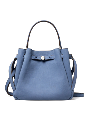 ΓΥΝΑΙΚΕΙΑ ΤΣΑΝΤΑ ΧΕΙΡΟΣ ROMY NUBUCK BUCKET BAG | Μπλε