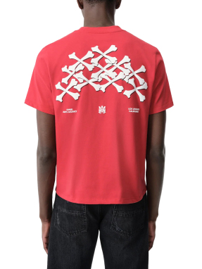 ΑΝΔΡΙΚΟ T-SHIRT BONES | Κόκκινο S