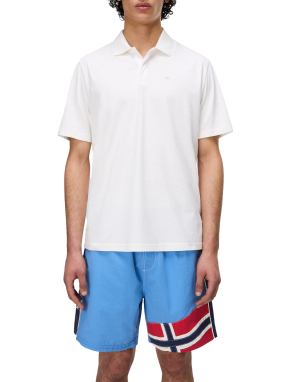 ΑΝΔΡΙΚΗ POLO ΜΠΛΟΥΖΑ E-NEDLES | Λευκό XXL