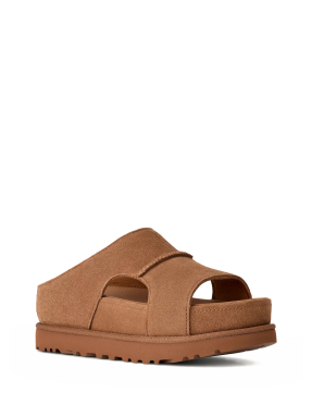 ΓΥΝΑΙΚΕΙΑ ΣΑΝΔΑΛΙΑ LOW GOLDENSTAR HI CUTOUT SLIDE | Καφέ 40