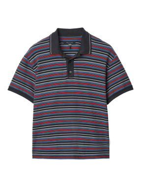 ΑΝΔΡΙΚΗ POLO ΜΠΛΟΥΖΑ STRIPE PIQUE | Ριγέ  S