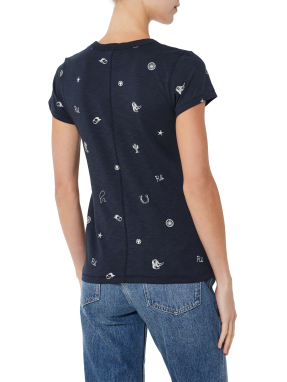 ΓΥΝΑΙΚΕΙΟ T-SHIRT ALL OVER RODEO | Ριγέ  XS