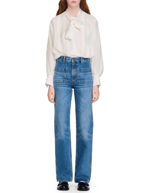 ΓΥΝΑΙΚΕΙΟ DENIM ΠΑΝΤΕΛΟΝΙ | Μπλε FR 42