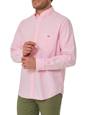 ΑΝΔΡΙΚΟ OXFORD ΠΟΥΚΑΜΙΣΟ | Ροζ XXL