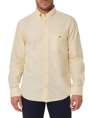 ΑΝΔΡΙΚΟ OXFORD ΠΟΥΚΑΜΙΣΟ | Κίτρινο XXL