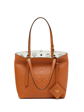ΓΥΝΑΙΚΕΙΑ  ΔΕΡΜΑΤΙΝΗ ΤΣΑΝΤΑ ΩΜΟΥ HIMMEL SHOPPER MINI | Καφέ