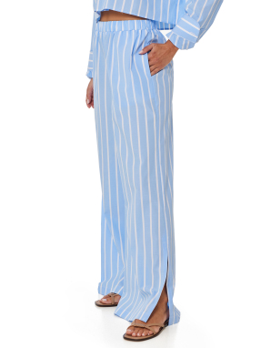 ΓΥΝΑΙΚΕΙΟ ΠΑΝΤΕΛΟΝΙ | Γαλάζιο BLUE WHITE STRIPE XS