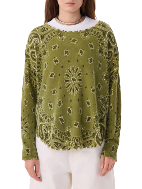 ΓΥΝΑΙΚΕΙΟ ΠΟΥΛΟΒΕΡ MELA BAMDANA | Πράσινο M/L