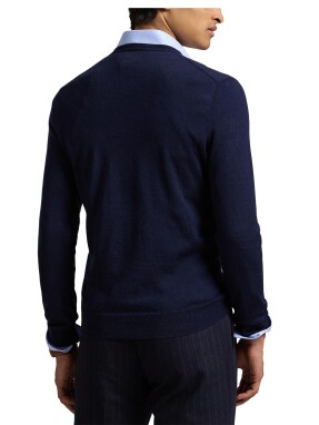 ΑΝΔΡΙΚΗ ΜΑΛΛΙΝΗ ΜΠΛΟΥΖΑ | Μπλε Σκούρο XXL