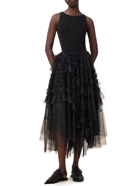 ΜΙΝΤΙ ΦΟΥΣΤΑ JEN TULLE | Μαύρο UK 8
