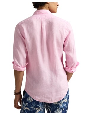 ΑΝΔΡΙΚΟ ΛΙΝΟ ΠΟΥΚΑΜΙΣΟ | Ροζ XXL