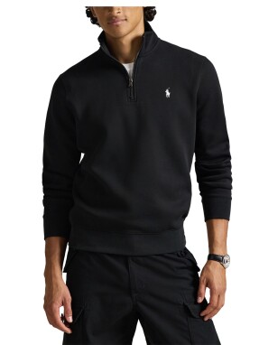 ΑΝΔΡΙΚΟ ΦΟΥΤΕΡ HALF-ZIP | Μαύρο L