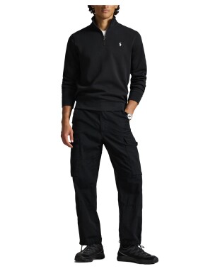 ΑΝΔΡΙΚΟ ΦΟΥΤΕΡ HALF-ZIP | Μαύρο L