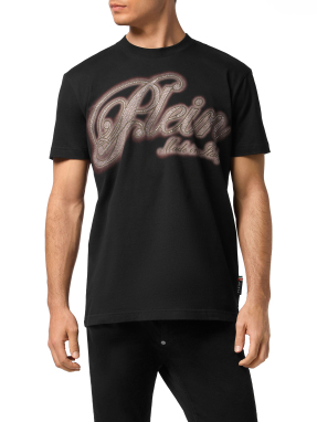 ΑΝΔΡΙΚΟ T-SHIRT STRASS SIGNATURE | Μαύρο XXL