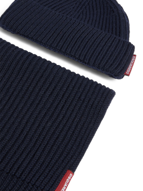 ΣΕΤ ΚΑΣΚΟΛ-ΣΚΟΥΦΟΣ | Μπλε Σκούρο ONE SIZE