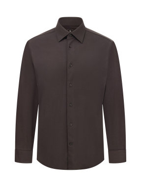 ΑΝΔΡΙΚΟ ΠΟΥΚΑΜΙΣΟ | Καφέ Σκούρο L