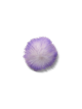 JIBBITZ™ CHARMS PINK LONG HAIR PUFF | Μωβ UNIQUE ONE SIZE