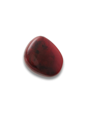 JIBBITZ™ CHARMS MAHOGANY OBSIDIAN STONE | Μπορντό UNIQUE ONE SIZE