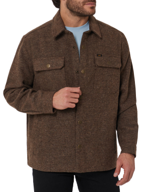 ΑΝΔΡΙΚΟ OVERSHIRT | Καφέ XL