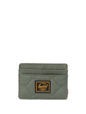 ΘΗΚΗ ΚΑΡΤΩΝ CHARLIE QUILTED CAPSULE | Πράσινο