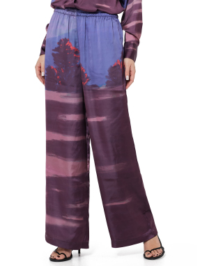 ΓΥΝΑΙΚΕΙΟ SATIN ΠΑΝΤΕΛΟΝΙ | Μωβ EU 38