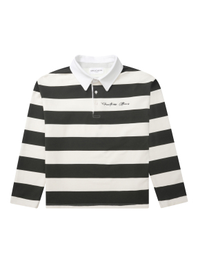 UNISEX POLO ΜΠΛΟΥΖΑ | Ασπρόμαυρη XL