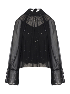 ΓΥΝΑΙΚΕΙΟ ΤΟΠ ROUX | Μαύρο S