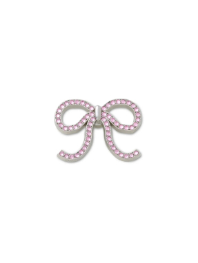 JIBBITZ™ CHARMS PINK GLITTERY BOW | Ροζ UNIQUE ONE SIZE
