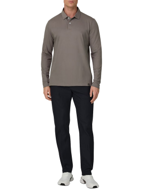 ΑΝΔΡΙΚΗ ΜΑΚΡΥΜΑΝΙΚΗ ΜΠΛΟΥΖΑ | Μπεζ Σκούρο XXL