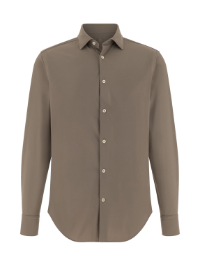 ΑΝΔΡΙΚΟ ΠΟΥΚΑΜΙΣΟ | Μπεζ Σκούρο XXL