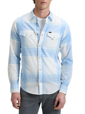 ΑΝΔΡΙΚΟ WESTERN ΠΟΥΚΑΜΙΣΟ | Μπλε XL