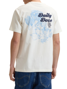 ΑΝΔΡΙΚΟ T-SHIRT DAILY DOSE | Εκρού M