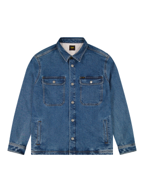 ΑΝΔΡΙΚΟ OVERSHIRT DENIM JACKET | Μπλε Σκούρο L