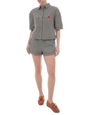 ΓΥΝΑΙΚΕΙΟ ΠΟΥΚΑΜΙΣΟ ΠΙΤΖΑΜΑ | Ασπρόμαυρο M