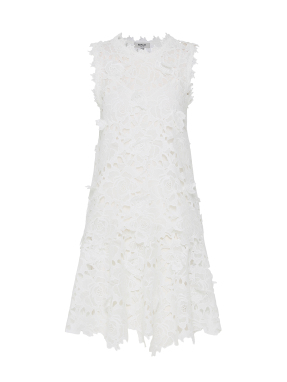 ΜΙΝΙ MACRAMÈ ΦΟΡΕΜΑ | Λευκό S