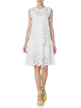 ΜΙΝΙ MACRAMÈ ΦΟΡΕΜΑ | Λευκό S