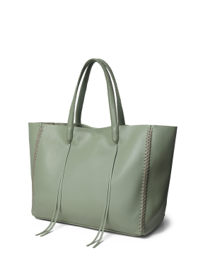 ΓΥΝΑΙΚΕΙΑ ΔΕΡΜΑΤΙΝΗ ΤΣΑΝΤΑ ΩΜΟΥ TOTE | Φυστικί