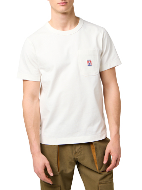 ΑΝΔΡΙΚΟ T-SHIRT ΜΕ ΤΣΕΠΗ | Λευκό XS