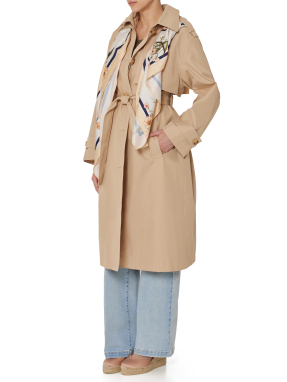 ΓΥΝΑΙΚΕΙΑ ΚΑΜΠΑΡΝΤΙΝΑ ΜΕ ΚΑΣΚΟΛ | Μπεζ S