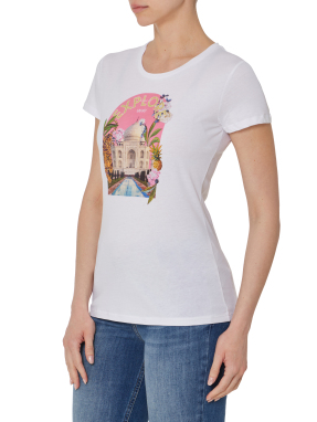 ΓΥΝΑΙΚΕΙΟ T-SHIRT ΜΕ ΤΥΠΩΜΑ | Λευκό S