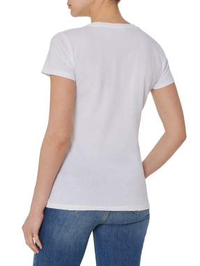 ΓΥΝΑΙΚΕΙΟ T-SHIRT ΜΕ ΤΥΠΩΜΑ | Λευκό S