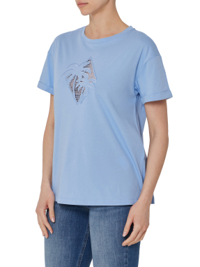 ΓΥΝΑΙΚΕΙΟ T-SHIRT | Γαλάζιο S