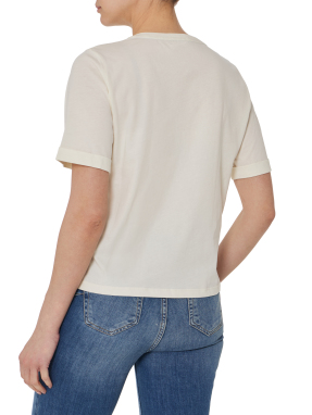 ΓΥΝΑΙΚΕΙΟ T-SHIRT | Εκρού S