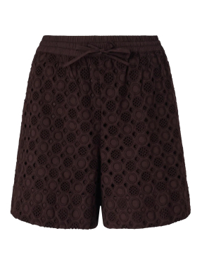 ΓΥΝΑΙΚΕΙΟ SHORTS | Καφέ Σκούρο S