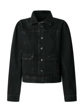ΓΥΝΑΙΚΕΙΟ DENIM JACKET | Μαύρο M
