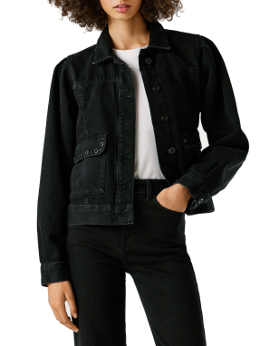 ΓΥΝΑΙΚΕΙΟ DENIM JACKET | Μαύρο M