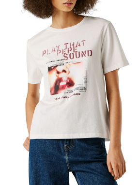 ΓΥΝΑΙΚΕΙΟ T-SHIRT BRINA | Εκρού S