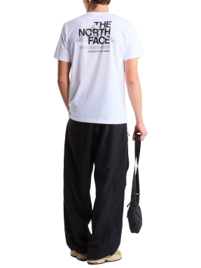 ΑΝΔΡΙΚΟ T-SHIRT MOUNTAIN SKETCH | Λευκό L