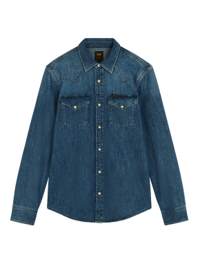 ΑΝΔΡΙΚΟ ΠΟΥΚΑΜΙΣΟ WESTERN BROOKSIDE | Μπλε Σκούρο XXL