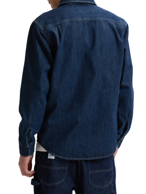 ΑΝΔΡΙΚΟ DENIM WORKWEAR ΠΟΥΚΑΜΙΣΟ | Μπλε Σκούρο S